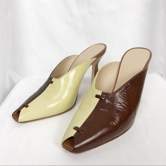 Wandler Niva Two Tone Contrast Leather Mules - Picture 4 of 11